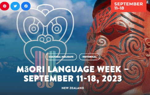 Photo of Te wiki o te reo Māori, September 11-18 2023